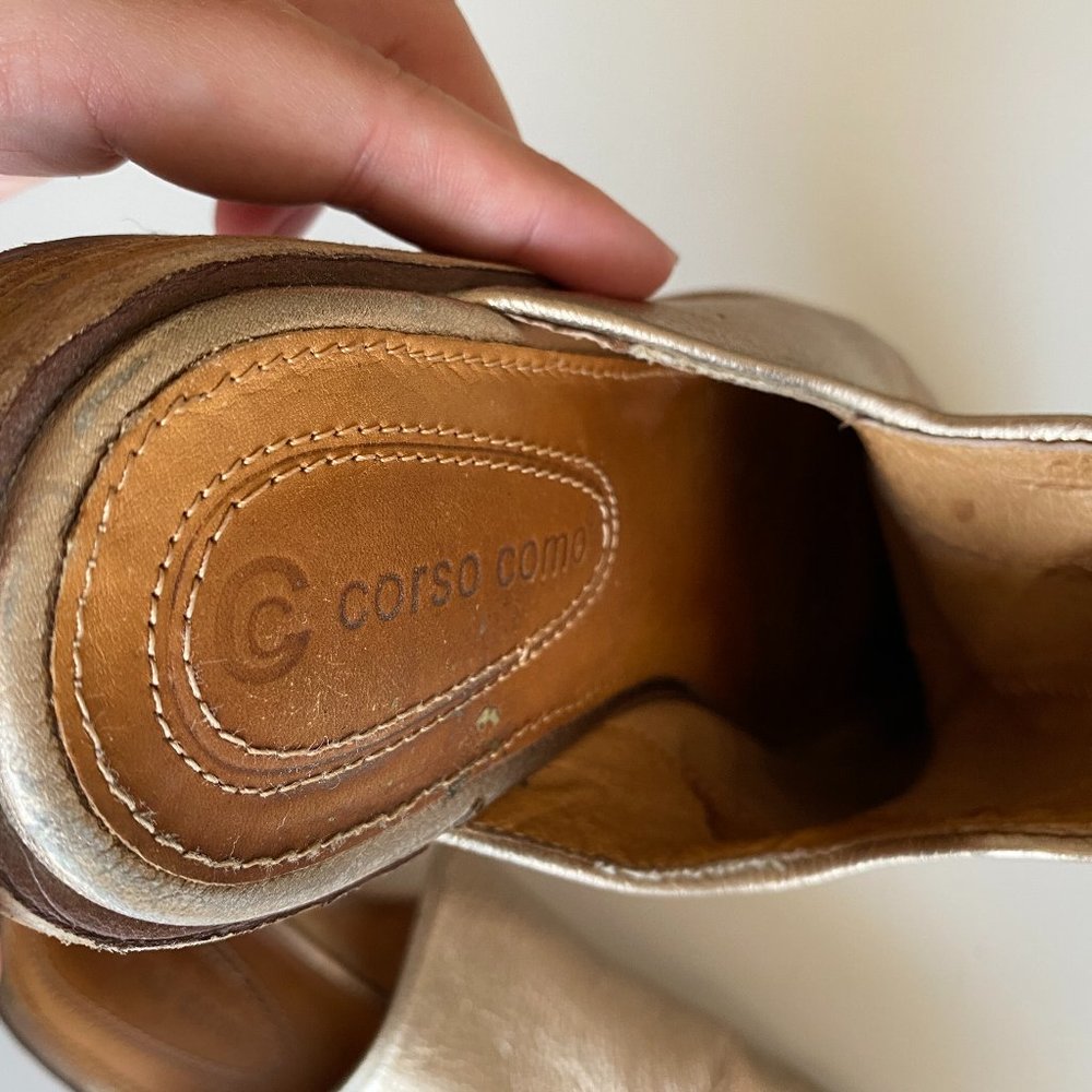 Corso Como 'Dylan' Pointy Toe Mule Champagne 7M - Picture 7 of 8